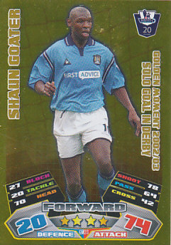 Shaun Goater Manchester City 2011/12 Topps Match Attax Golden Moments #GM23